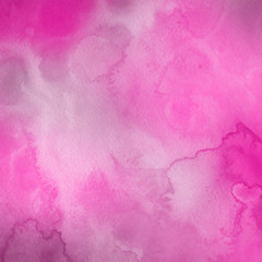 Obraz premium Pink watercolor and acrylic paper textures on white background. Chaotic stylish abstract organic design.