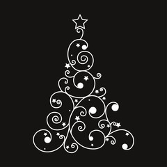 Decorative christmas tree