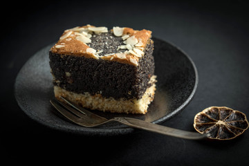 Poppy seed cake.