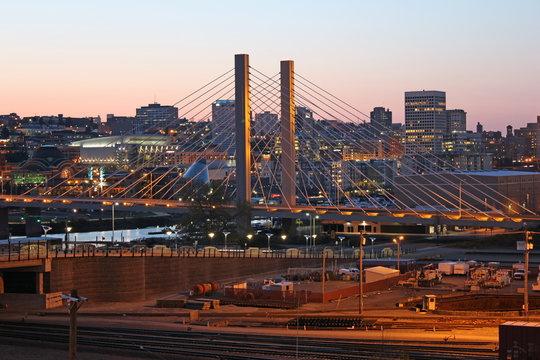 Tacoma Skyline At Dusk Updated