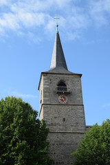 Fototapeta na wymiar Kirche in Weißenstadt am See