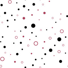 Light Pink, Red vector seamless backdrop with dots.