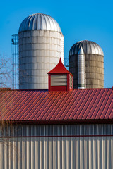 Silos at Red Barn Roof