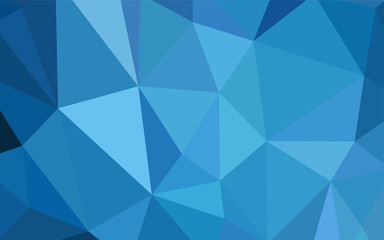 Light BLUE vector low poly layout.