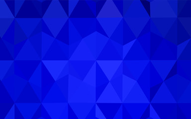 Obraz premium Light BLUE vector abstract polygonal background.