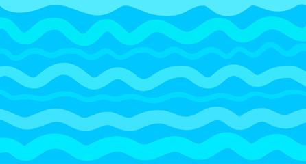 Abstract geometric wallpaper of the surface. Wavy sea background. Pattern with lines and waves. Multicolored texture. Decorative style. Doodle for design