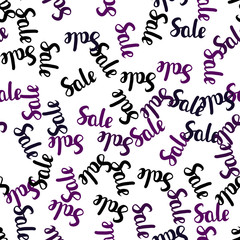 Dark Pink vector seamless layout with discount of 70, 90%.