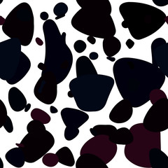 Dark Pink vector seamless layout with circle shapes.