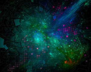 digital abstract design, fantasy background, disco, party