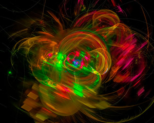 digital abstract design, fantasy background, disco, party