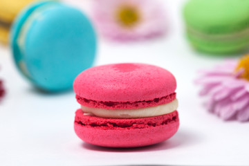 Sweet french macaroons