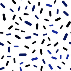 Dark BLUE vector seamless layout with flat lines.