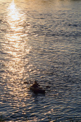 Kayak on the river