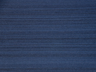 Navy blue striped polyester sportwear fabric texture