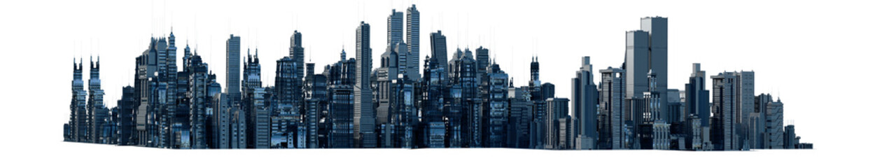 a layout of the city of the future 3d render © de Art
