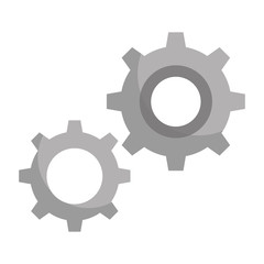 gears machinery isolated icon