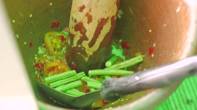 Som-Tum,
Papaya Salad,
Traditional Papaya Salad,
Thai Local Food,
Thailand