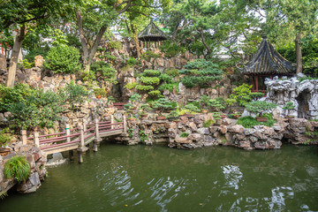 Yu Yuan Classical Chinese Garden, Shanghai China.