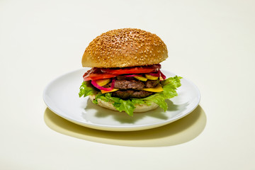 Burger hamburger sandwich