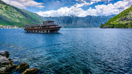Fototapeta premium Bahia de Kotor Montenegro