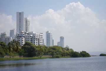 Fototapeta na wymiar view of city Cartagena Columbia