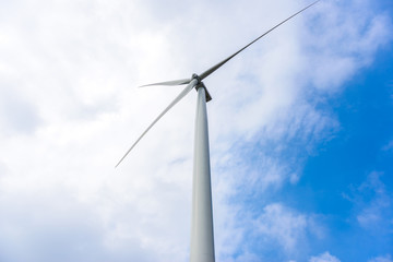 Windmill turbine field for electric production at Khao Kho, Petchabun, Thailand
