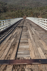 Fototapeta premium Long Wooden bridge