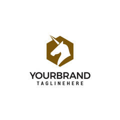 horse head Logo template vector