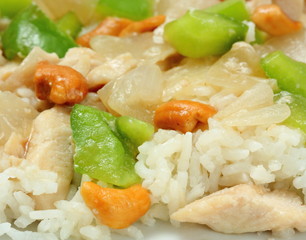 Chicken and Rice Stir Fry