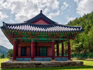 Obraz premium 한국 청주시의 문산관, 한옥