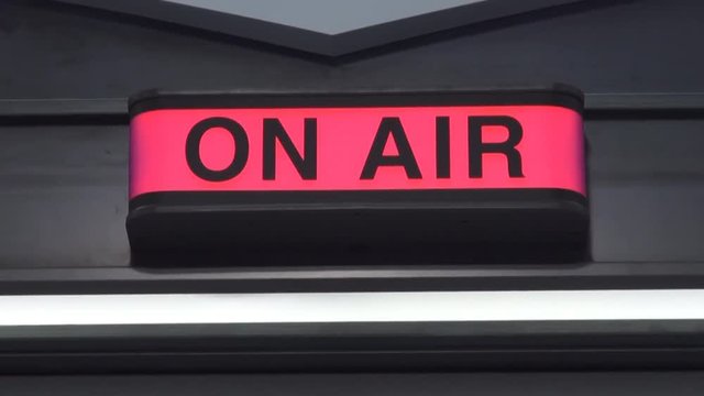 ON air sign for radio or tv shows