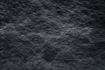 Black slate stone, dark grey texture patterns background