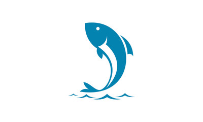 Jump fish logo