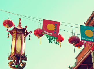 Lanterns over Chinatown