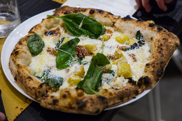 Pizza napoletana in Rome