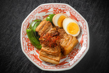 柔らか煮豚　Soft boiled pork cuisine

