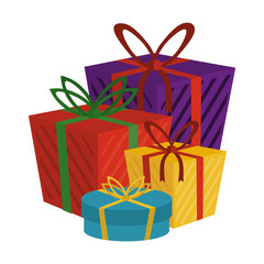 Shopping gift boxes