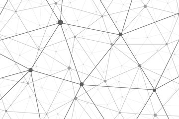 Vector wireframe connecting background.