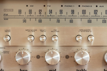 vintage audio amplifier