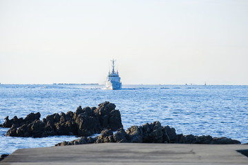 和歌山県田辺町の海