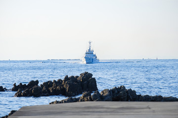 和歌山県田辺町の海