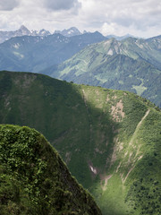 Blick vom Fellhorn bei Oberstdorf