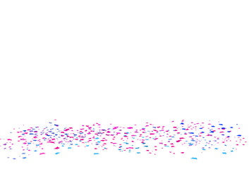 Confetti, fancy bright colorful end season concept paper scatter on the floor festival celebration party event abstract background vector illustration