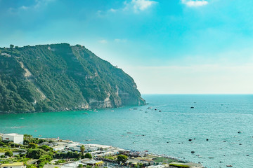 Top view of Sant'Angelo in Ischia Island, Italy
