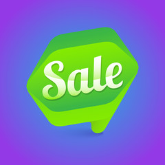New Color Trend - Sale Tag - Vector