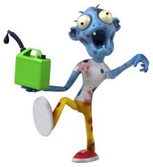 Fun zombie - 3D Illustration