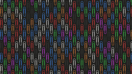 Pattern from paper clips