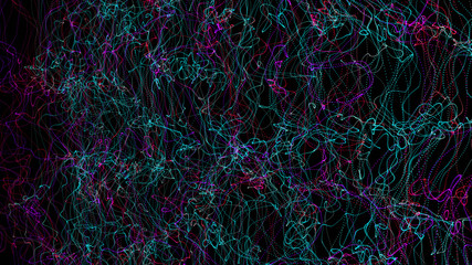 Background with color lines. Different shades and thickness.