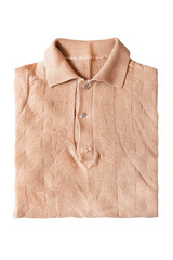 Folded shirt isolated