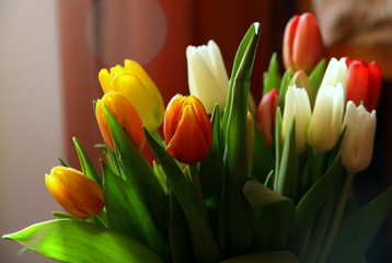 Naklejka premium Party with flowers